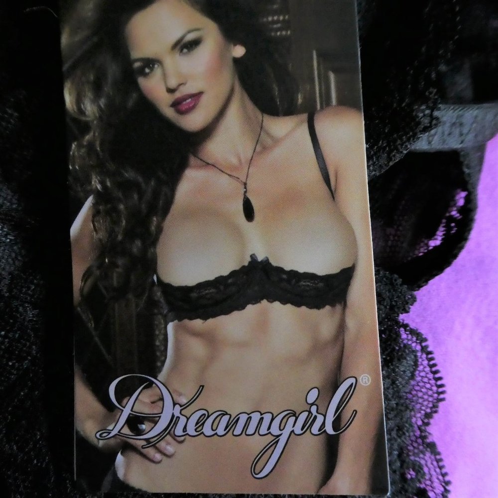 Dreamgirl Bra Lace Black 36 Adjustable Straps